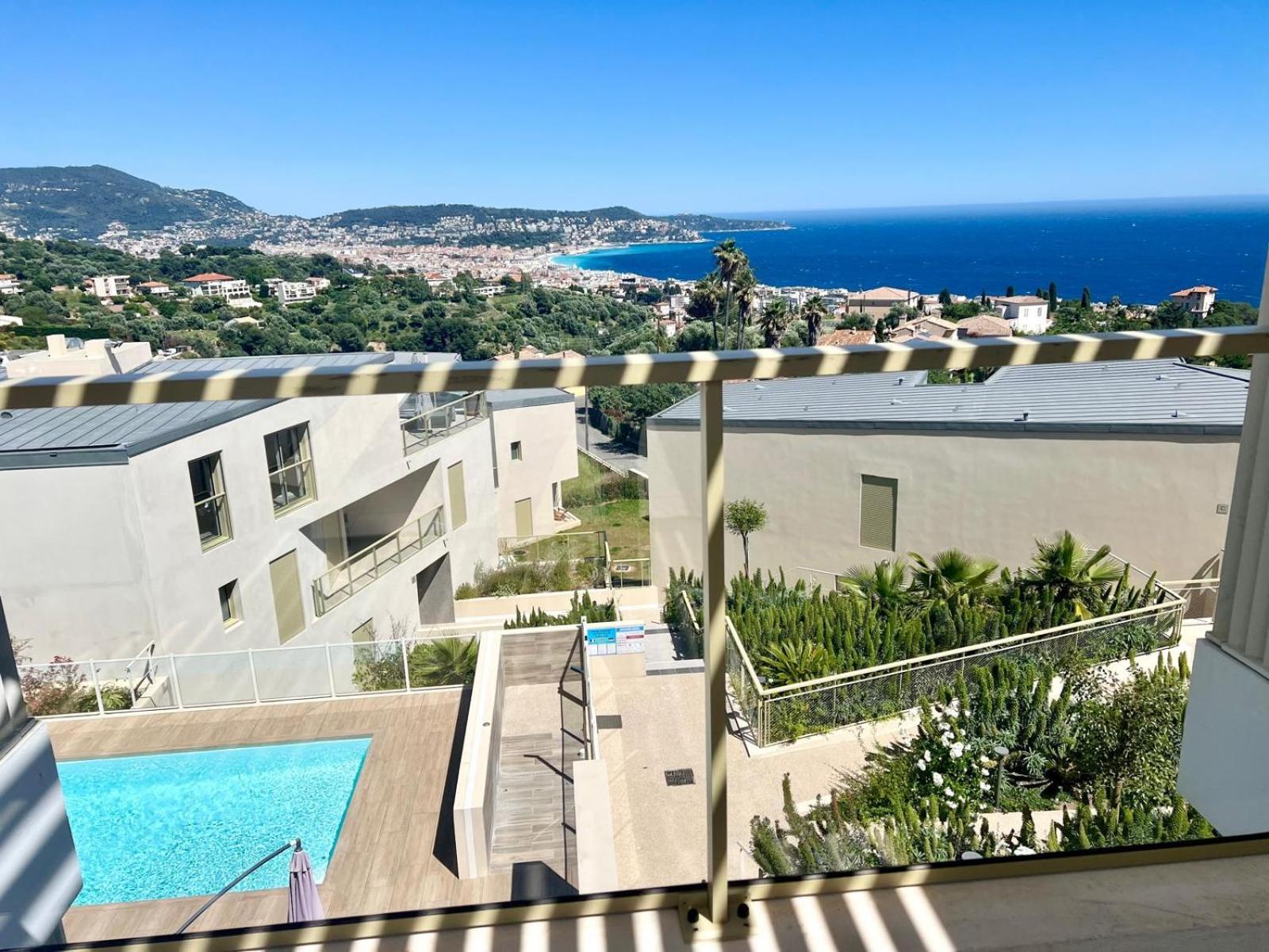 Panoramic Sea View Appartment Blue Pearl Ніцца Екстер'єр фото
